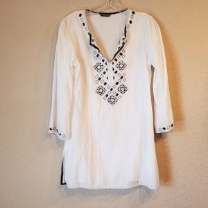 Embroidered Tunic Top